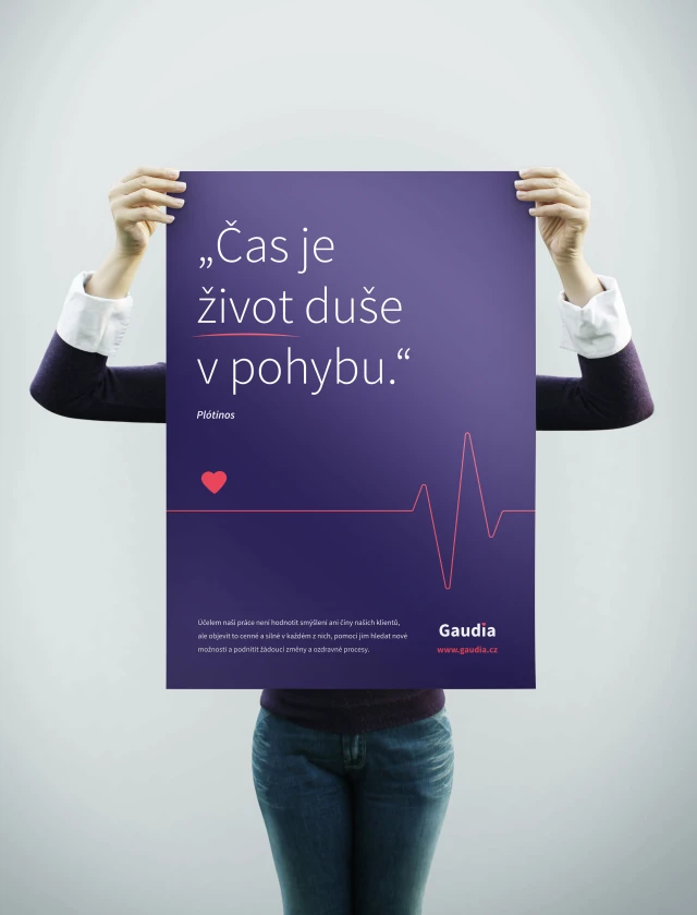 Plakát pro neziskovou společnost Gaudia